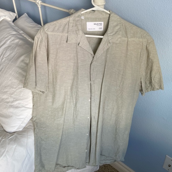 Selected Homme men’s short sleeve button up - Picture 1 of 2